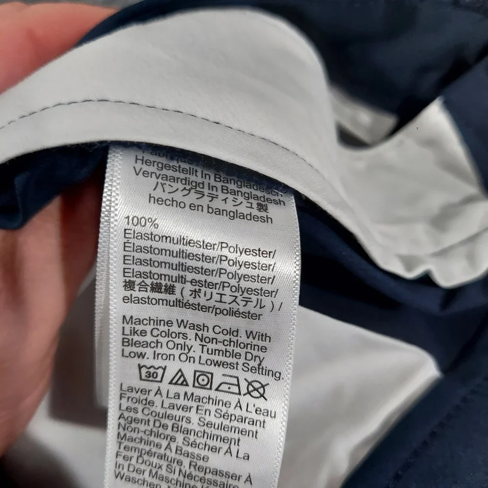 J.Crew Tech Pant Men 31x32 Navy Blue Straight Fit Flex Stretch Chino 11948